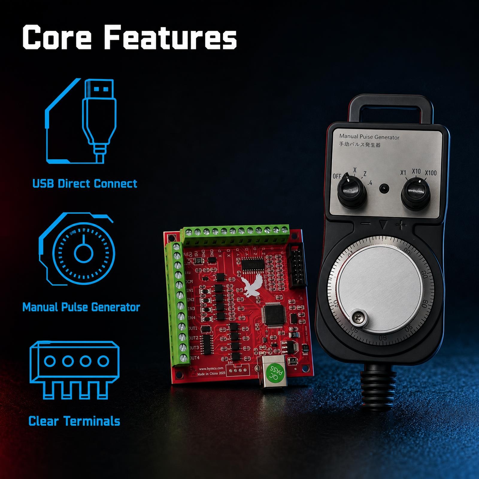 4 Axis USB Mach3 CNC Controlle - đánh giá và giá Mach3 Usb Cnc Controller 4 Axis 100Khz